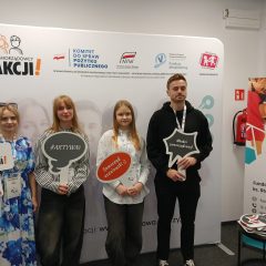 Uczniowie z Winiar zaprezentowali efekty projektów grantowych podczas konferencji podsumowującej