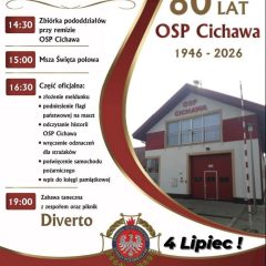 Już w najbliższą sobotę jubileusz 80-lecia OSP Cichawa