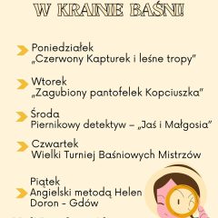 Wakacyjna przygoda z książką: Zostań Detektywem w Krainie Baśni