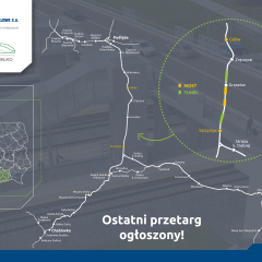 Blisko 2,5 mld zł na odcinek Gdów–Szczyrzyc. Ogłoszono ostatni przetarg w projekcie „Podłęże–Piekiełko”
