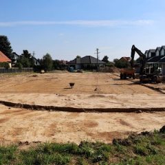 Nowe boisko przy Zespole Szkół w Gdowie nabiera kształtów