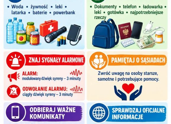 Bezpieczeństwo zaczyna się od przygotowania. Wójt apeluje do mieszkańców