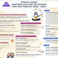 Wybierz swoją pasję! Nowy rok kulturalny w Centrum Kultury w Gdowie