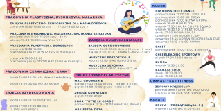 Wybierz swoją pasję! Nowy rok kulturalny w Centrum Kultury w Gdowie