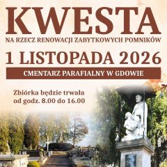 Kwesta na ratowanie zabytkowych pomników na gdowskim cmentarzu