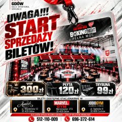Gala EKO DOM – KIER BOXING NIGHT „Pełna Moc” już 14 listopada w Gdowie. Ruszyła sprzedaż biletów!
